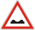 A-013 Uneven road or speed bump