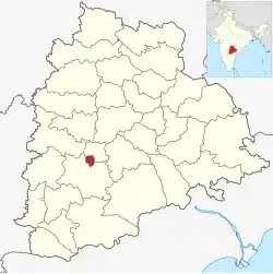 Location in Telangana