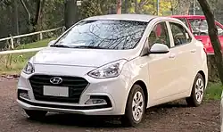 Hyundai Grand i10 sedan (Chile; facelift)