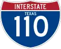 Interstate 110 marker