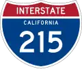 Interstate 215 marker