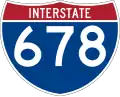 Interstate 678 marker