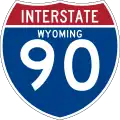 Interstate 90 marker
