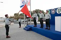 Change of command of the multi­dimensional Unit 888 "Refaim" in July 2021 at Tel Nof