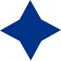The four-pointed star is the earliest emblem of IFK clubs (Idrottsföreningen Kamraterna).