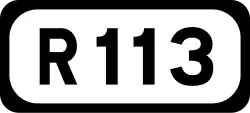 R113 road shield}}