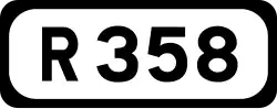 R358 road shield}}