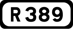 R389 road shield}}