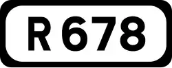R678 road shield}}