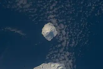 Astronaut photograph from International Space Station in late April