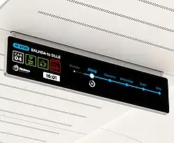 Modern and elegant iSmart doble sided ceiling TFT display produced by annax