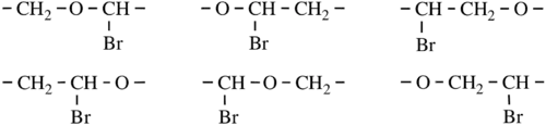 All CRUs of the example polymer for structure-based representation.