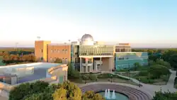 Idea Center and Jonsson Fountain