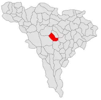 Location in Alba County