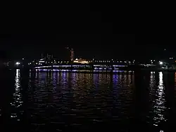 Iloilo River at night.