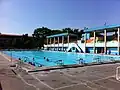 The swimming pool at the sports complex