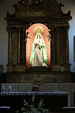 Virgen de la Esperanza interior of Capilla de la Balesquida