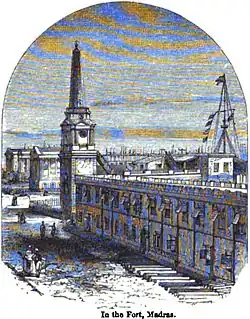 In the Fort, Madras (MacLeod, p.&nbsp;124, 1871)[10]