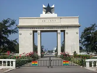 Black Star Gate, Black Star Square, Accra, Ghana