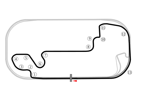 Modified Grand Prix Circuit (2008–2013)
