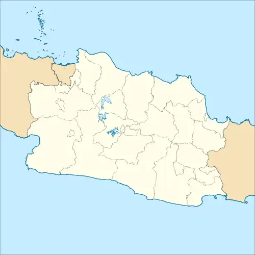 Muaragembong is located in West Java