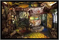 Inside the former Nimbin Museum, September 2013