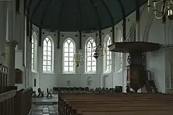 Interior of the church in Dreischor