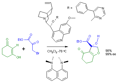 interrupted Feist-Benary reaction
