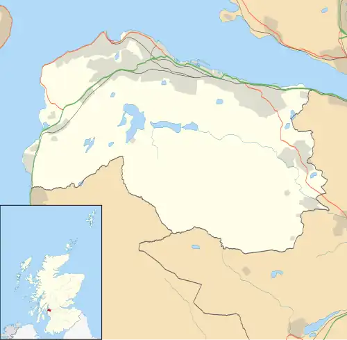Inverkip is located in Inverclyde