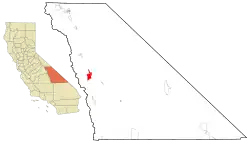 Location in Inyo County and California