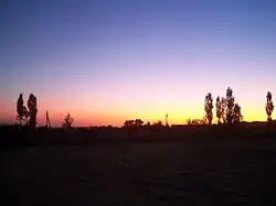 Eastern part of Isfana at dawn