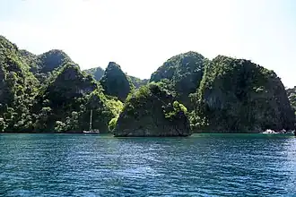 Coron Island rock formations
