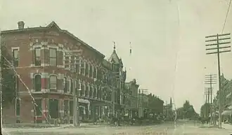 Center Street looking west