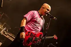 Singer and guitarist Hannes Holzmann