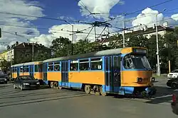 Tatra T4 tram in Sofia
