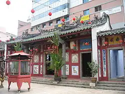 Johor Bahru Old Chinese Temple, the oldest Chinese temple in the city.