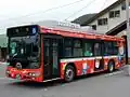 Hino Blue Ribbon City bus used on the Kesennuma BRT