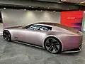 A side view of the Jaguar Type 00 concept car.