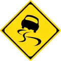 Slippery road