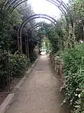 Pergola in the Jardin du Bassin de l'Arsenal
