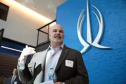 Jason Beck speaking with attendees at the 2021 Made in Arizona Tour