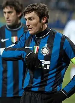 Javier Zanetti pictured in 2009