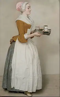 Jean-Étienne Liotard:The Chocolate Girl, 1744/45