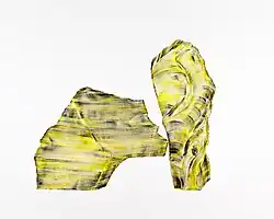 Le Baiser, 2000, acrylic on canvas