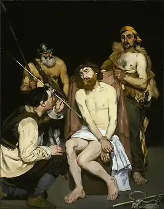 Édouard Manet, Jesus Mocked by the Soldiers, 1864–1865