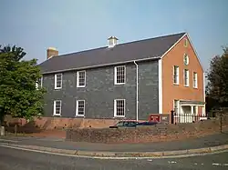 The Jireh Chapel at Cliffe, Lewes, has one mathematical-tiled face.