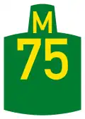 Metropolitan route M75 shield