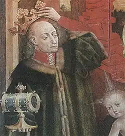 Polish king Władysław II Jagiełło in a 1475–1480 painting