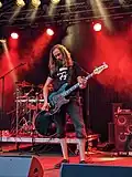 Bass guitarist Johan van Hattum