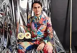 Jordan Gogos at the 2022 GQ Men of the Year Awards